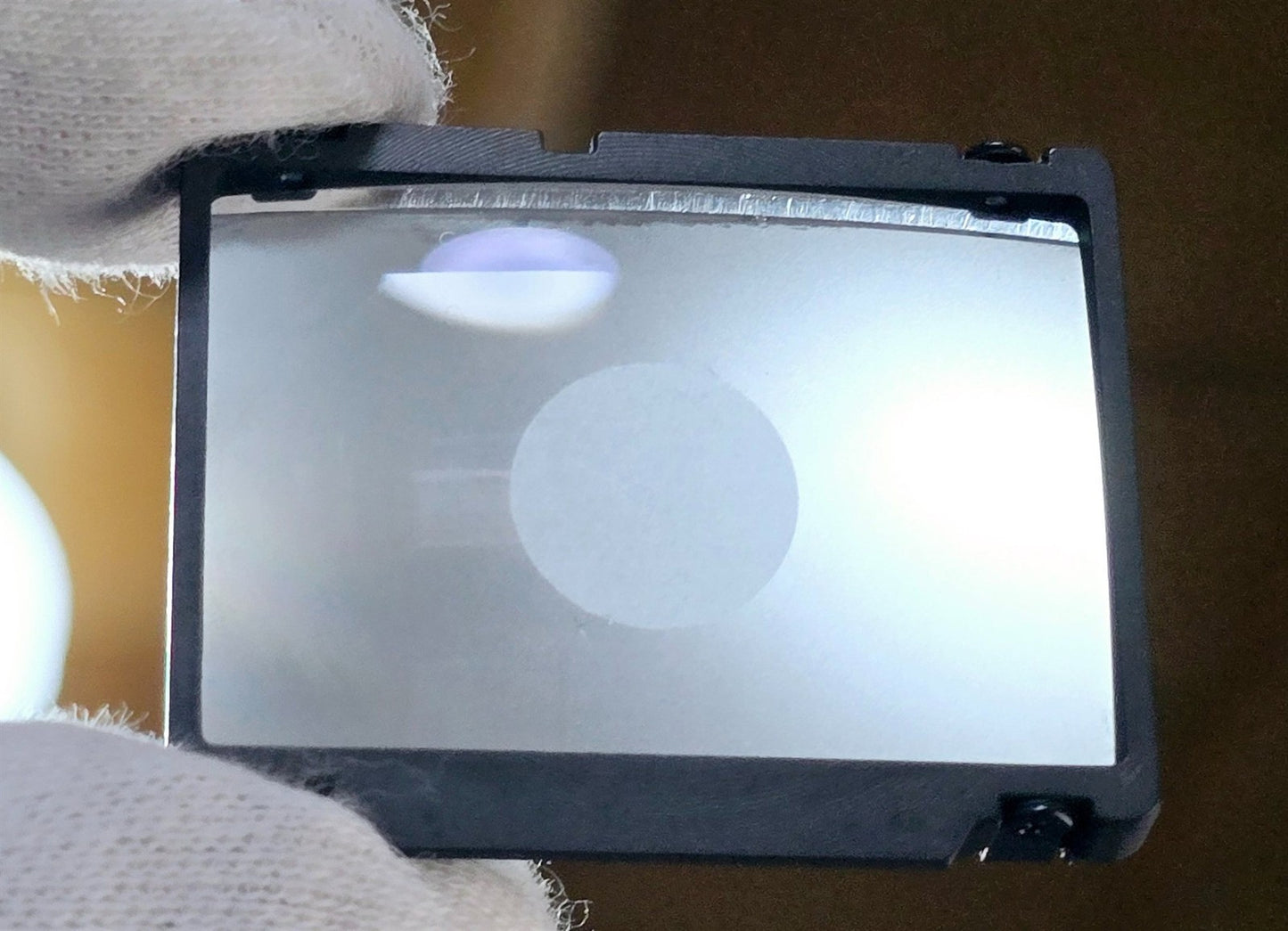 [Pre-owned] Nikon F3 Focusing Screen Type R (Red Dot) Genuine — Near Mint — Japan #5046