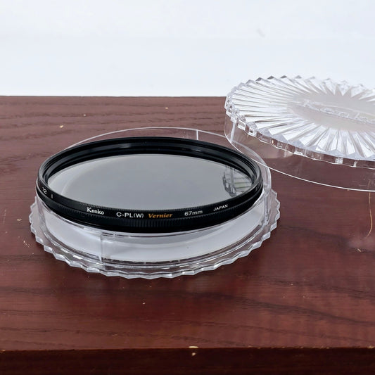[Pre-owned] Kenko C-PL (W) Vernier 67mm Circular Polarizing Lens Filter — Near MINT — Japan #4305
