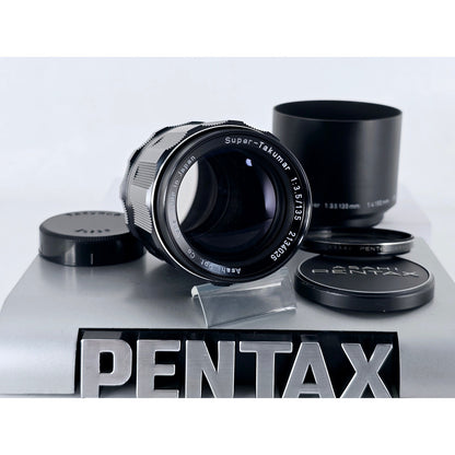 [Pre-owned] Pentax Super-Takumar 135mm F3.5 MF Telephoto Lens M42 — Near MINT — Japan #4154