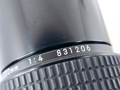 🌸[Near MINT+++] Nikon Ai Nikkor 200mm F4 Telephoto MF Lens F Mount From Japan