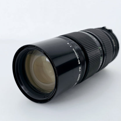 [Pre-owned] Canon New FD 80-200mm f/4 MF Telephoto Zoom Lens — Near Mint — Japan #5392
