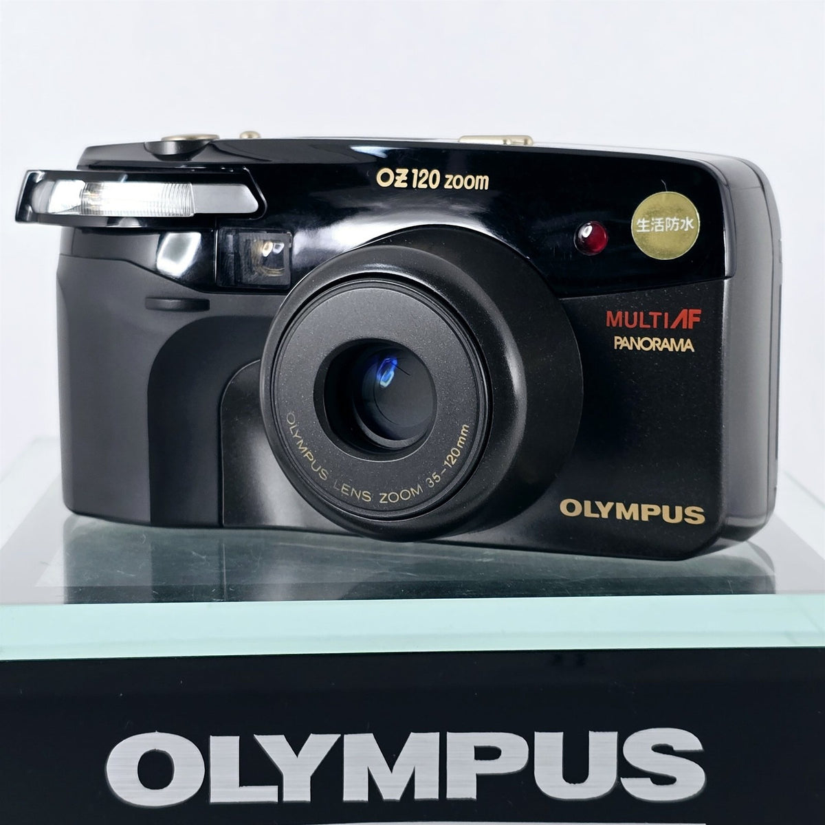 [Pre-owned] Olympus OZ 120 Zoom Point & Shoot 35mm Film Camera Black — Near Mint — Japan #5652