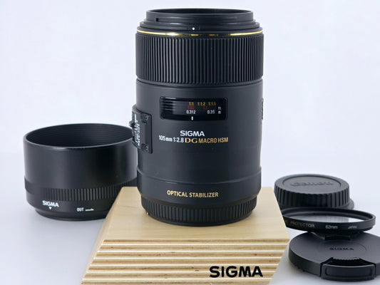 🌸[Near MINT+++] Sigma EX 105mm F2.8 DG Macro HSM OS AF Lens for Canon EF Japan