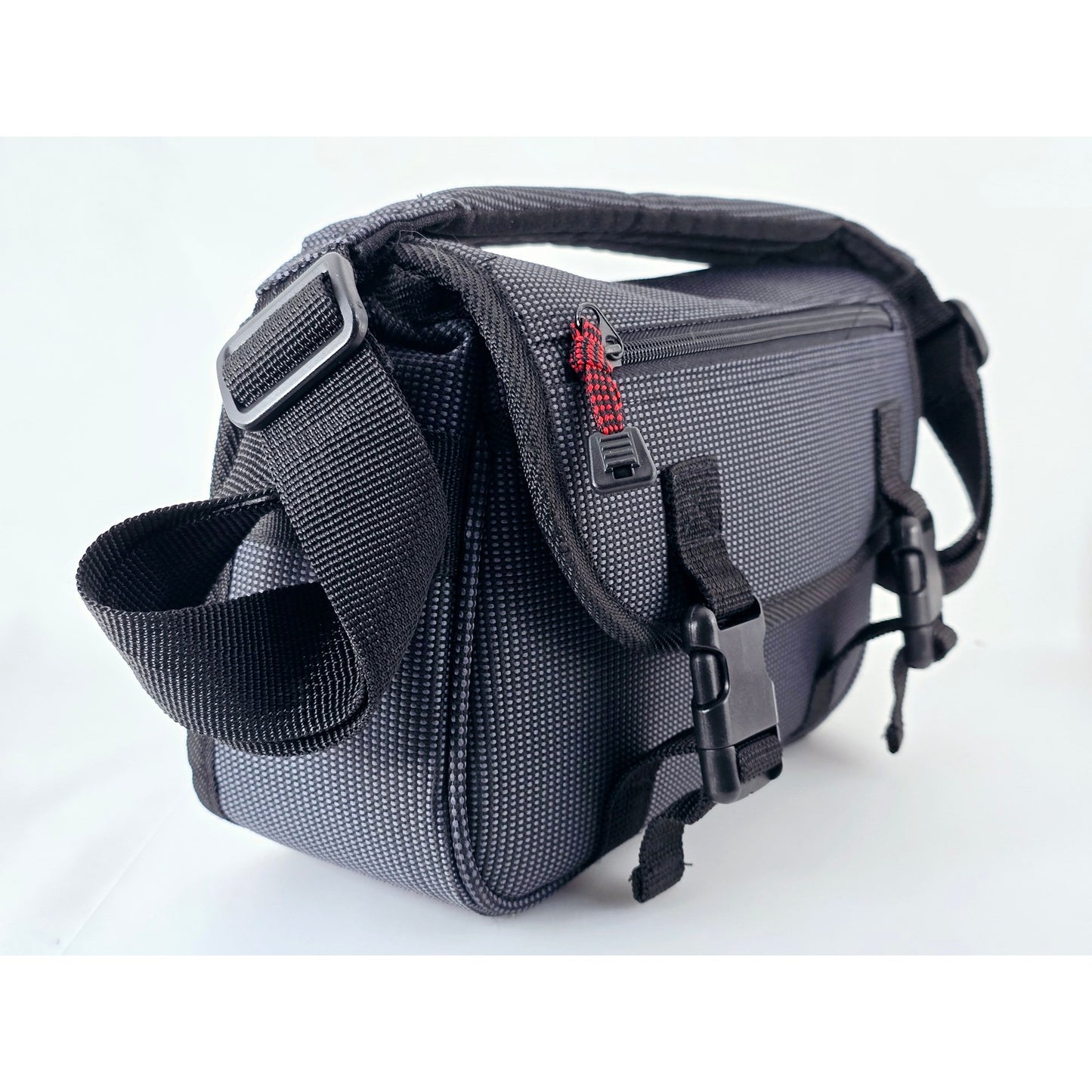 [Pre-owned] Genuine Canon Camera Lens Shoulder Bag Nylon Black — MINT — Japan #5086