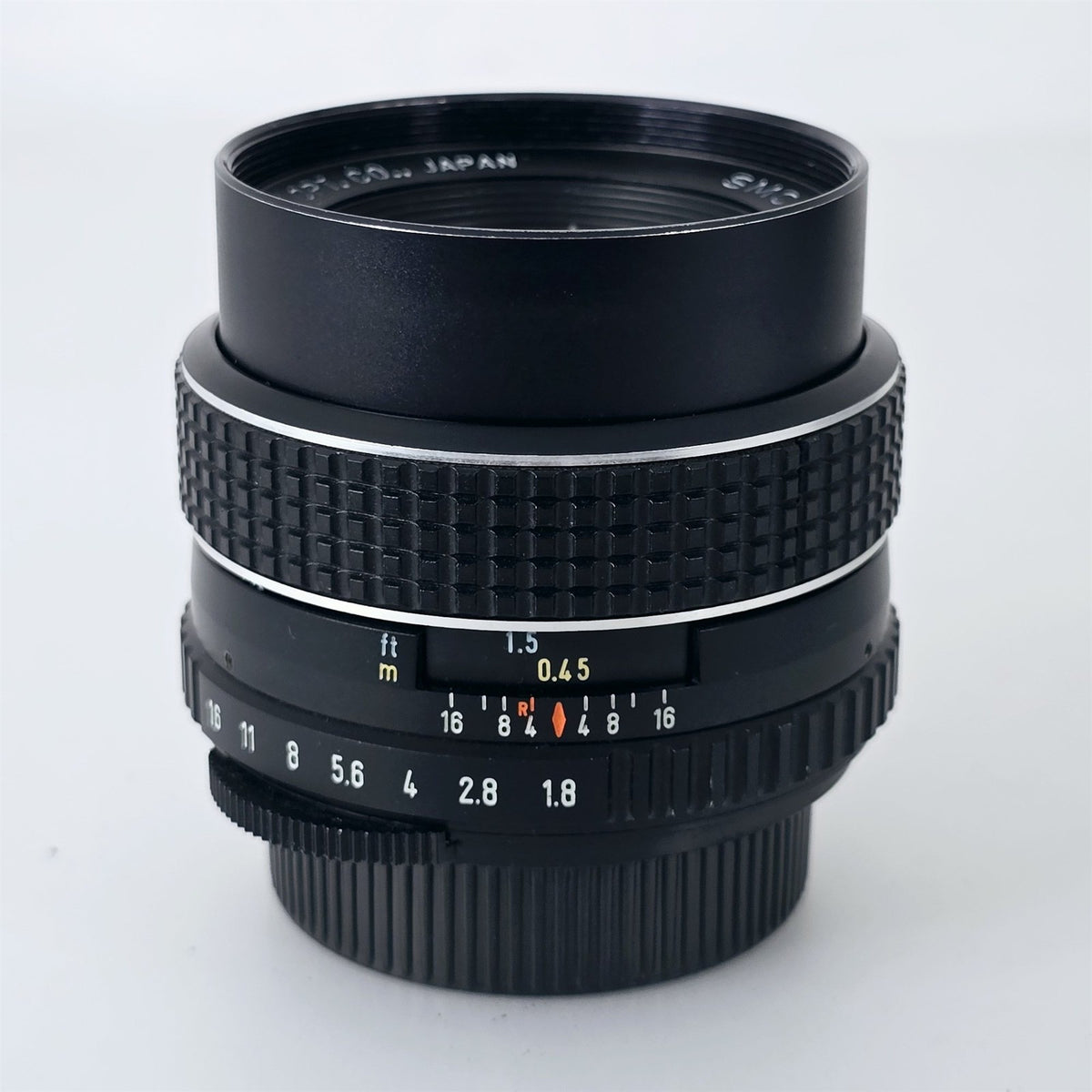 [Pre-owned] Pentax S2 Black SLR 35mm Film Camera with SMC Takumar 55mm f/1.8 — Excellent+++++ — Japan #5862