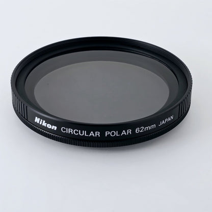 [Pre-owned] Genuine Nikon Circular Polarizer 62mm CPL Filter for SLR DSLR — Near Mint — Japan #5294