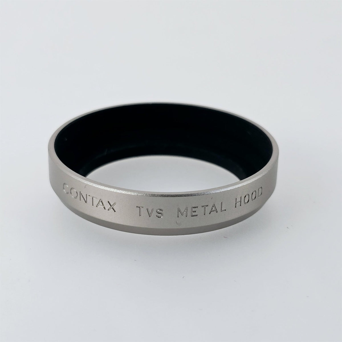 [Pre-owned] Contax TVS Genuine Metal Lens Hood for TVS / TVS II — Top Mint — Japan #5725
