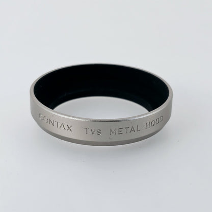 [Pre-owned] Contax TVS Genuine Metal Lens Hood for TVS / TVS II — Top Mint — Japan #5725