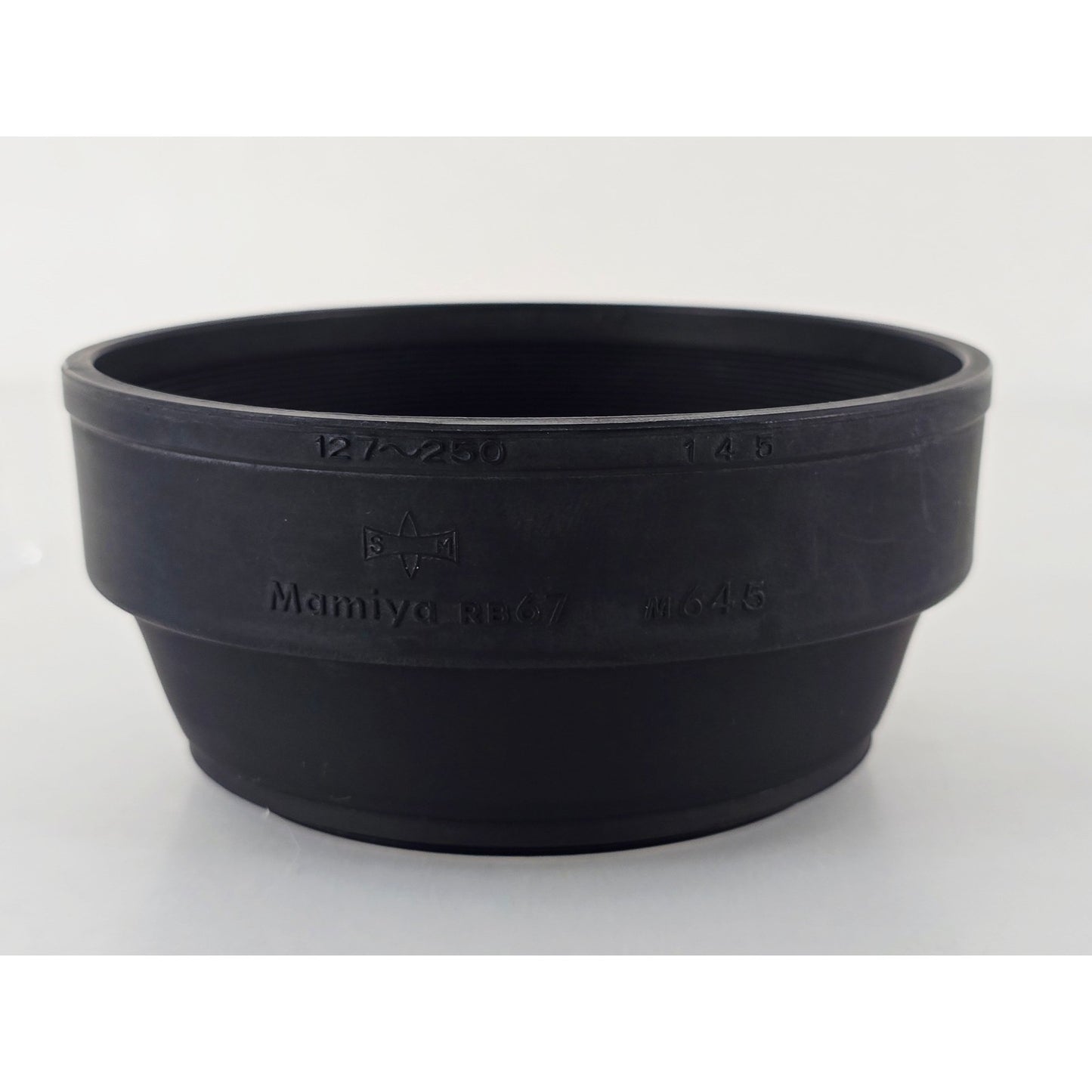 [Pre-owned] Mamiya 77mm Rubber Lens Hood for Sekor (RB67 127-250 / M645 145) — MINT — Japan #4226