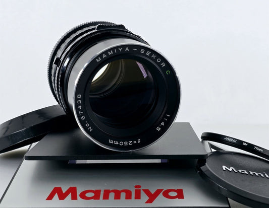 [Pre-owned] Mamiya Sekor C 250mm f/4.5 Telephoto Lens for RB67 S SD — Near Mint — Japan #5570