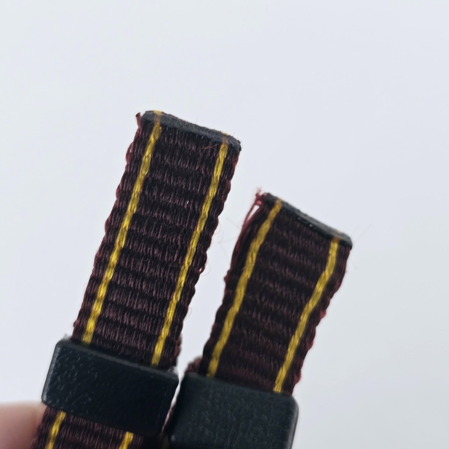 [Pre-owned] Nikon AN-6W Wide Nylon Neck Strap 1.77in Plastic Buckle for F3 — Top MINT — Japan #1871