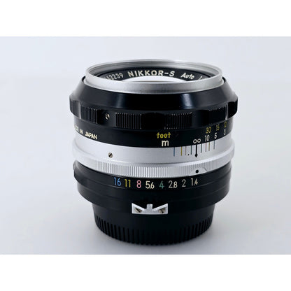 [Pre-owned] Nikon Non-Ai Nikkor-S Auto 50mm F1.4 MF Lens (6 Blades, Early) — Near MINT — Japan #5012