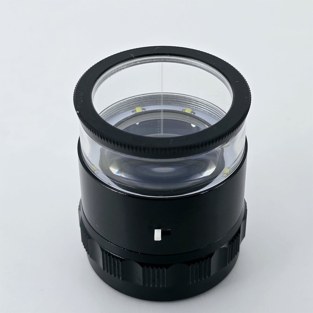 [Pre-owned] LED Scale Loupe 10x Magnifier Optical Inspection Tool — Mint — Japan #5679