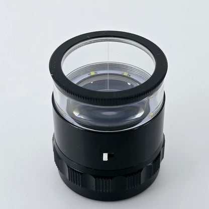 [Pre-owned] LED Scale Loupe 10x Magnifier Optical Inspection Tool — Mint — Japan #5679