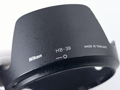 [Pre-owned] Nikon HB-39 Bayonet Lens Hood for 16-85mm / 18-300mm — Near MINT+++ — Japan #5232