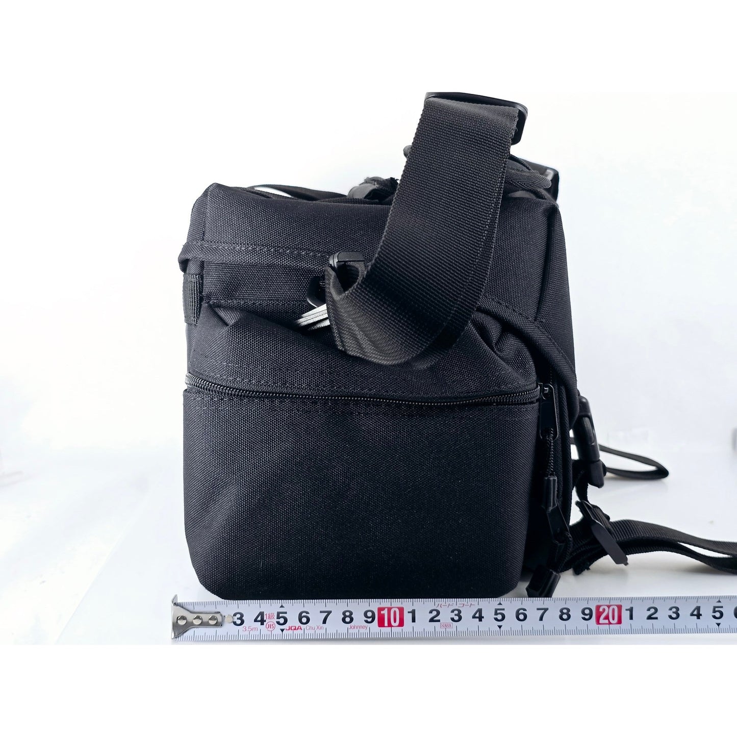 [Pre-owned] Genuine Canon Camera Lens Shoulder Bag Nylon Black — MINT — Japan #4687