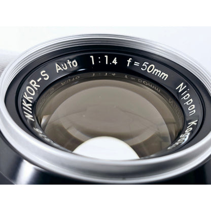 [Pre-owned] Nikon Non-Ai Nikkor-S Auto 50mm F1.4 MF Lens (6 Blades, Early) — Near MINT — Japan #4753