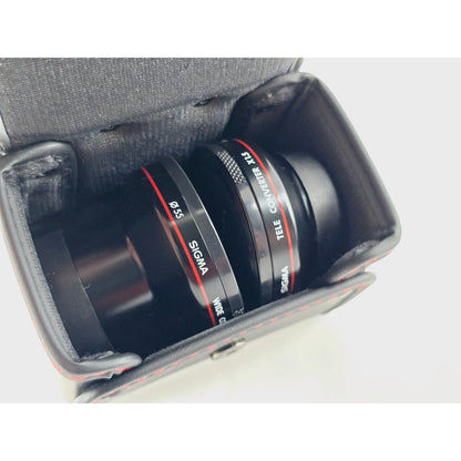 [Pre-owned] Sigma VT-S Tele Converter X1.5 & VW-S Wide X0.5 for AF Video — Near MINT — Japan #2688