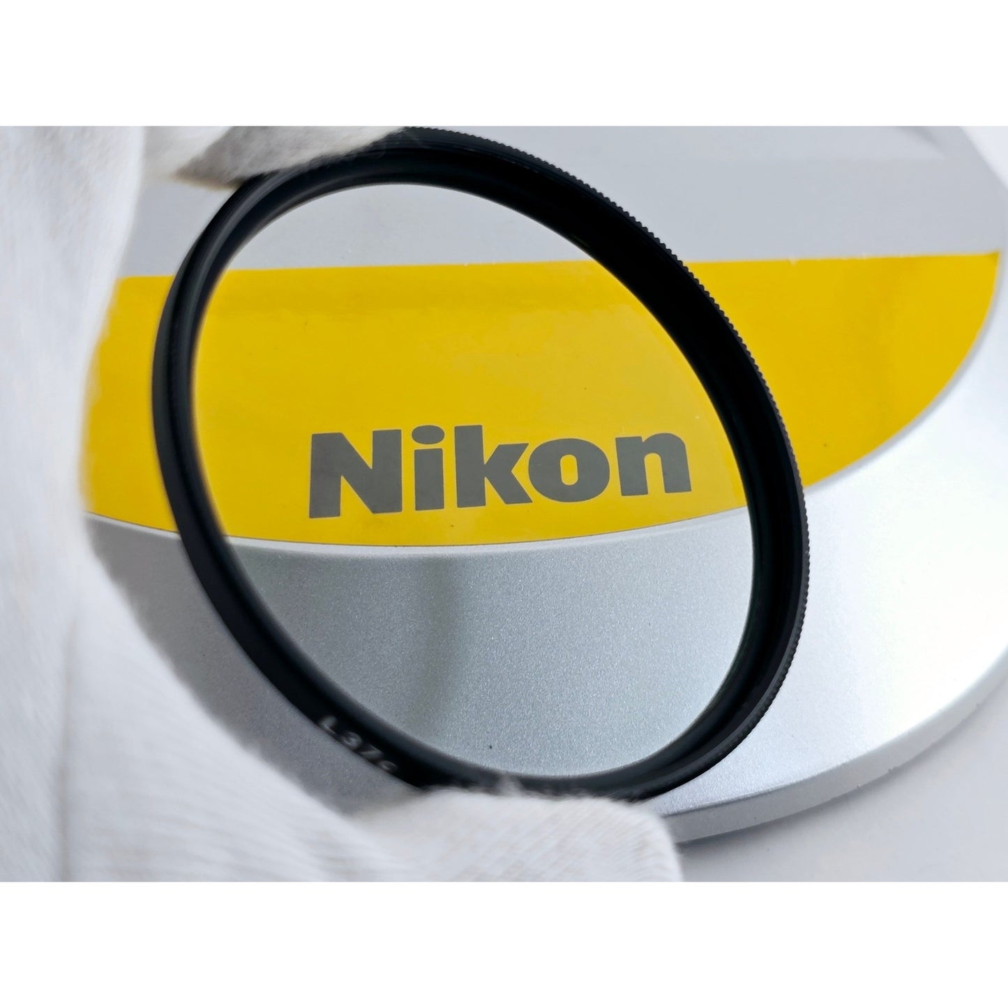 [Pre-owned] Nikon L37c 62mm UV Lens Filter (Set of 2) — Near MINT — Japan #4138