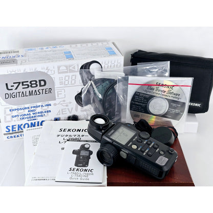 [Pre-owned] Sekonic L-758D Digital Master Light Meter for Pro Photography — Mint — Japan #5210