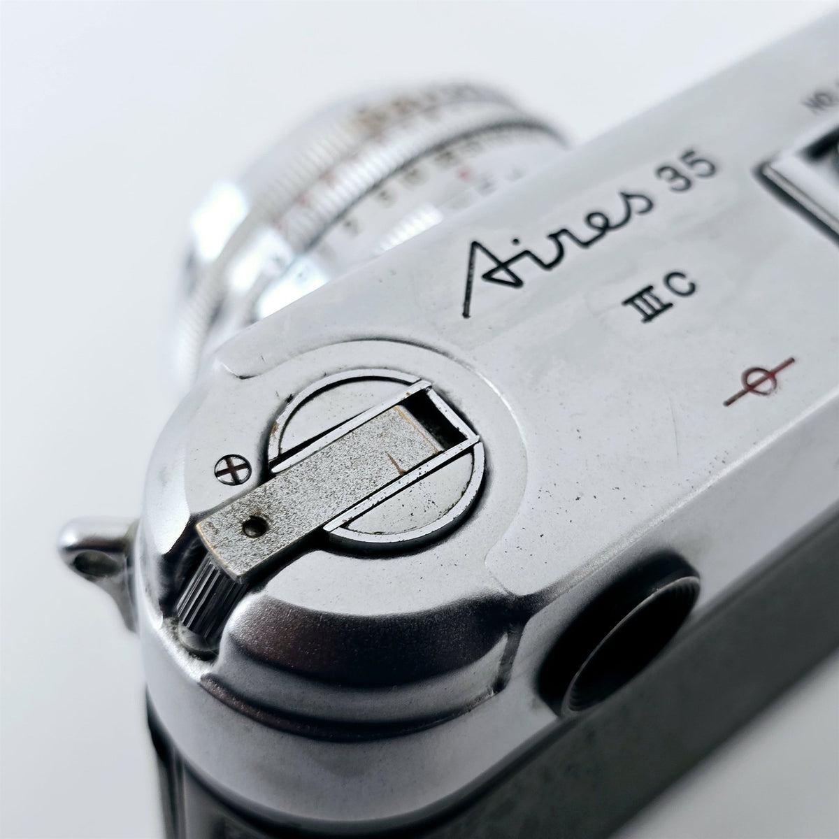 [Pre-owned] Aires 35 IIIC Rangefinder 35mm Film Camera Silver — Excellent+++++ — Japan #5656