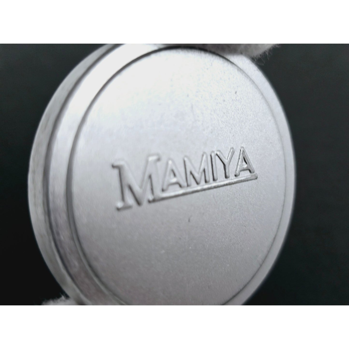 [Pre-owned] Mamiya Metal Front Lens Cap 42mm Push-on — Near MINT — Japan #2544