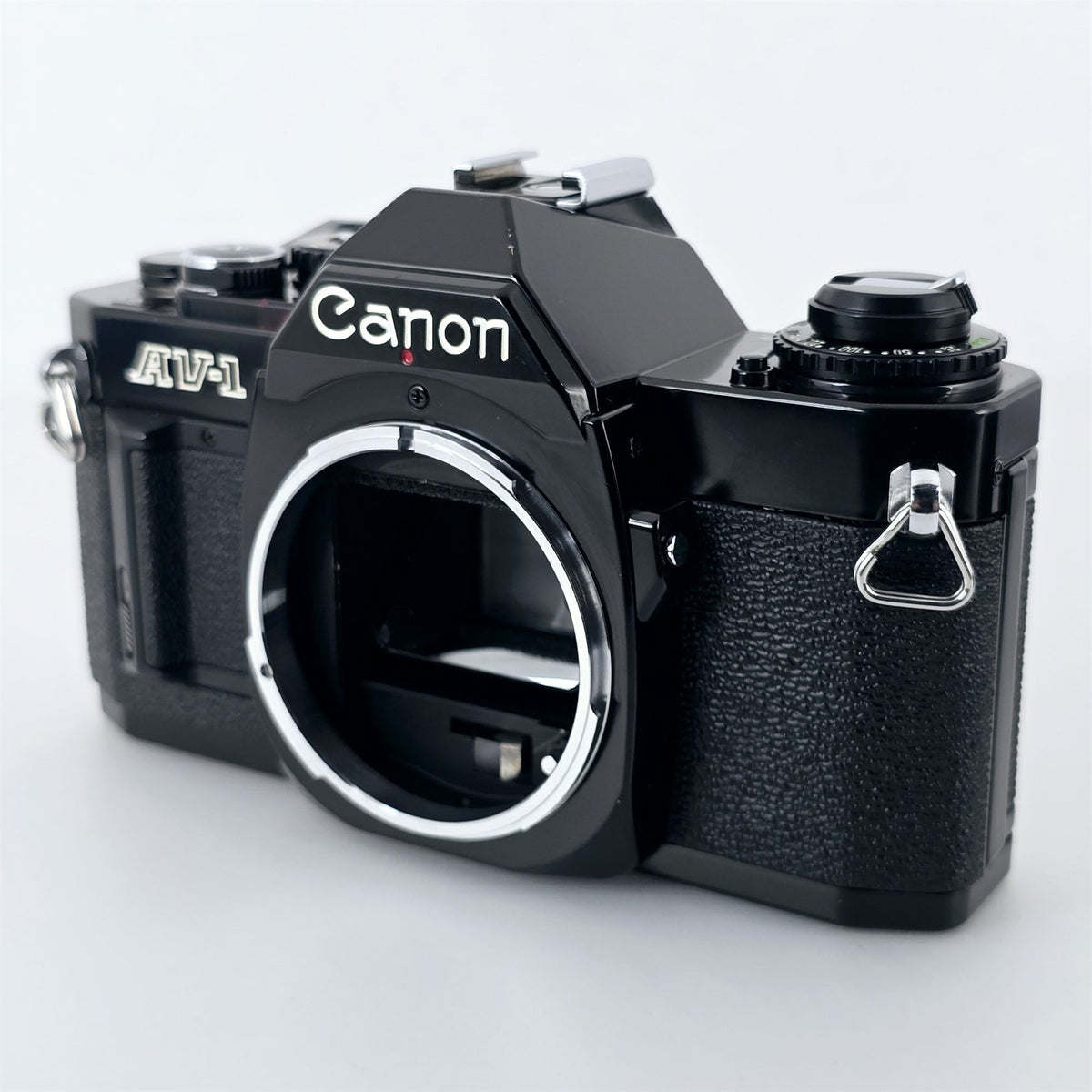 [Pre-owned] Canon AV-1 SLR 35mm Film Camera Body (Black) — Near Mint+++ — Japan #5654