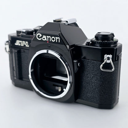[Pre-owned] Canon AV-1 SLR 35mm Film Camera Body (Black) — Near Mint+++ — Japan #5654