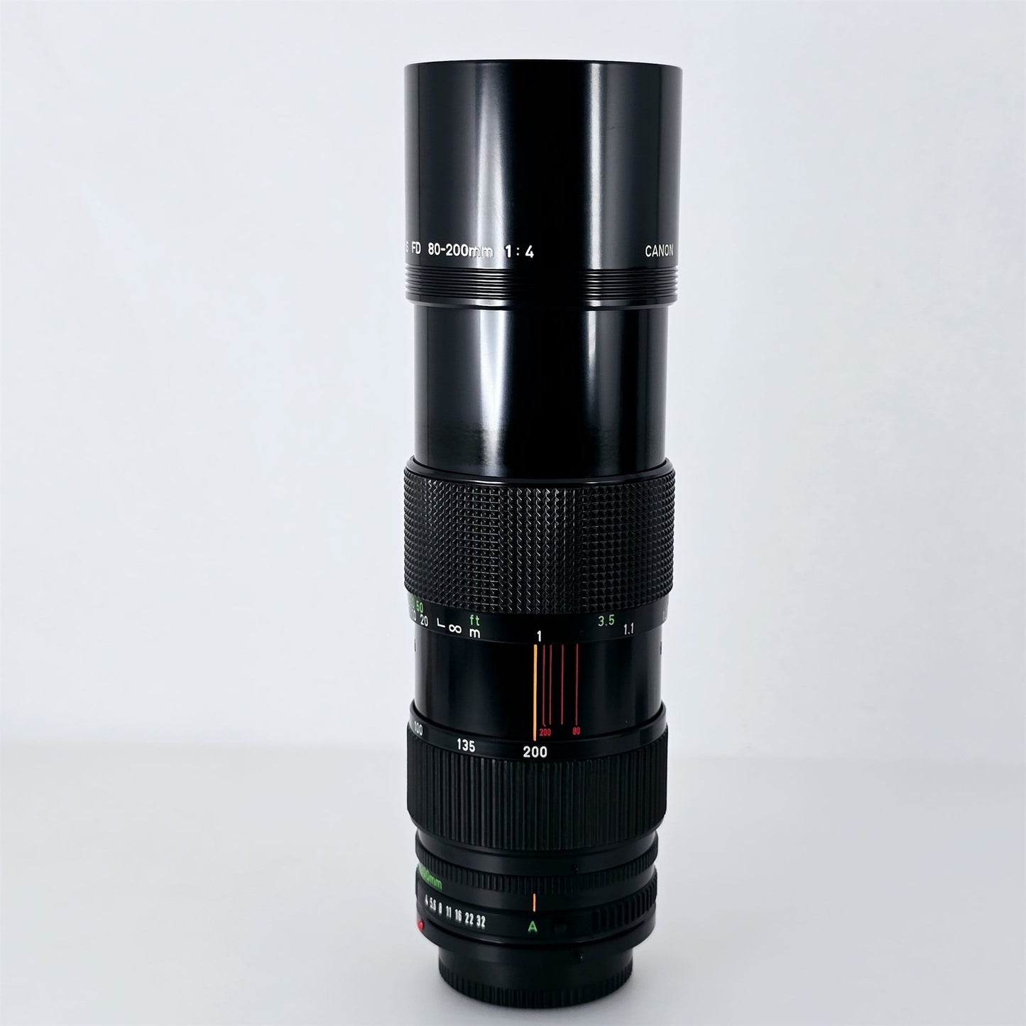 [Pre-owned] Canon New FD 80-200mm f/4 MF Telephoto Zoom Lens — Near Mint — Japan #5392