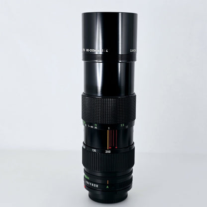 [Pre-owned] Canon New FD 80-200mm f/4 MF Telephoto Zoom Lens — Near Mint — Japan #5392