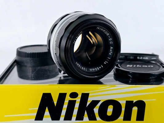 🌸[Near MINT] Nikon Non Ai Nikkor-S.C Auto 50mm F1.4 MF Lens From Japan
