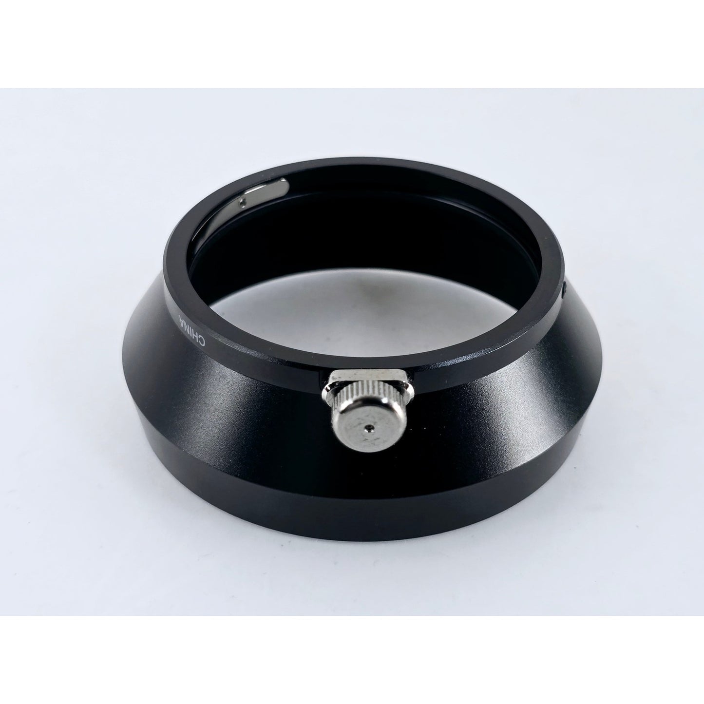 [Pre-owned] Olympus Pen LH-48B Black Metal Lens Hood for 17mm F1.8 — Top MINT — Japan #4087