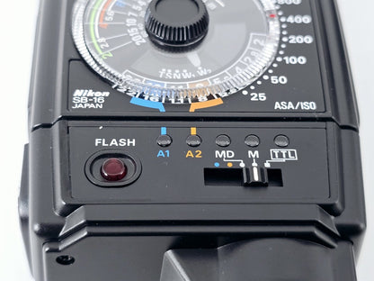[Pre-owned] Nikon Speedlight SB-16 with AS-8 Shoe Mount Flash for F3 — Mint — Japan #5254