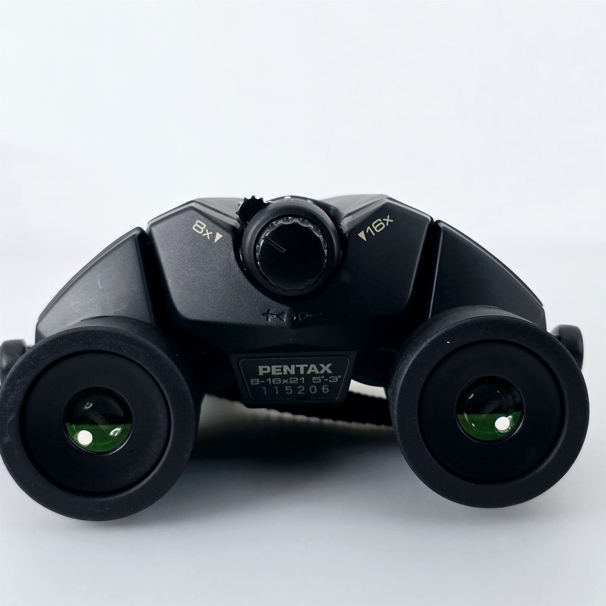 [Pre-owned] Pentax UCF Compact 8-16x21 Zoom Binoculars (Gray) — Near Mint — Japan #5543