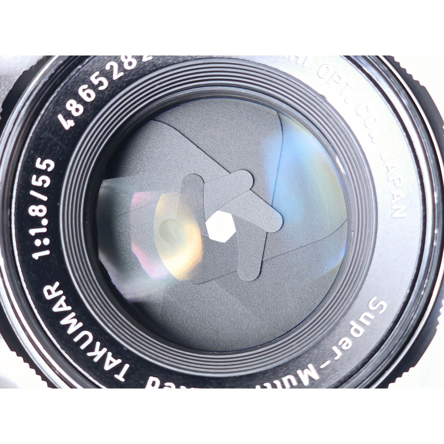 [Pre-owned] Pentax Super Multi Coated Takumar 55mm F1.8 SMC MF Lens M42 — Near MINT — Japan #4760