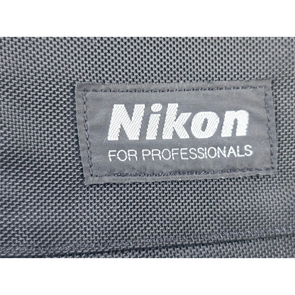 [Pre-owned] Genuine Nikon Camera Shoulder Bag Black/Yellow — MINT — Japan #5067