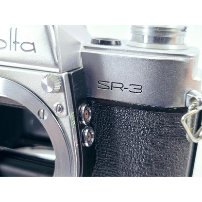 [Pre-owned] Minolta SR-3 SLR 35mm Film Camera (Body Only) — Near MINT+++ — Japan #4429