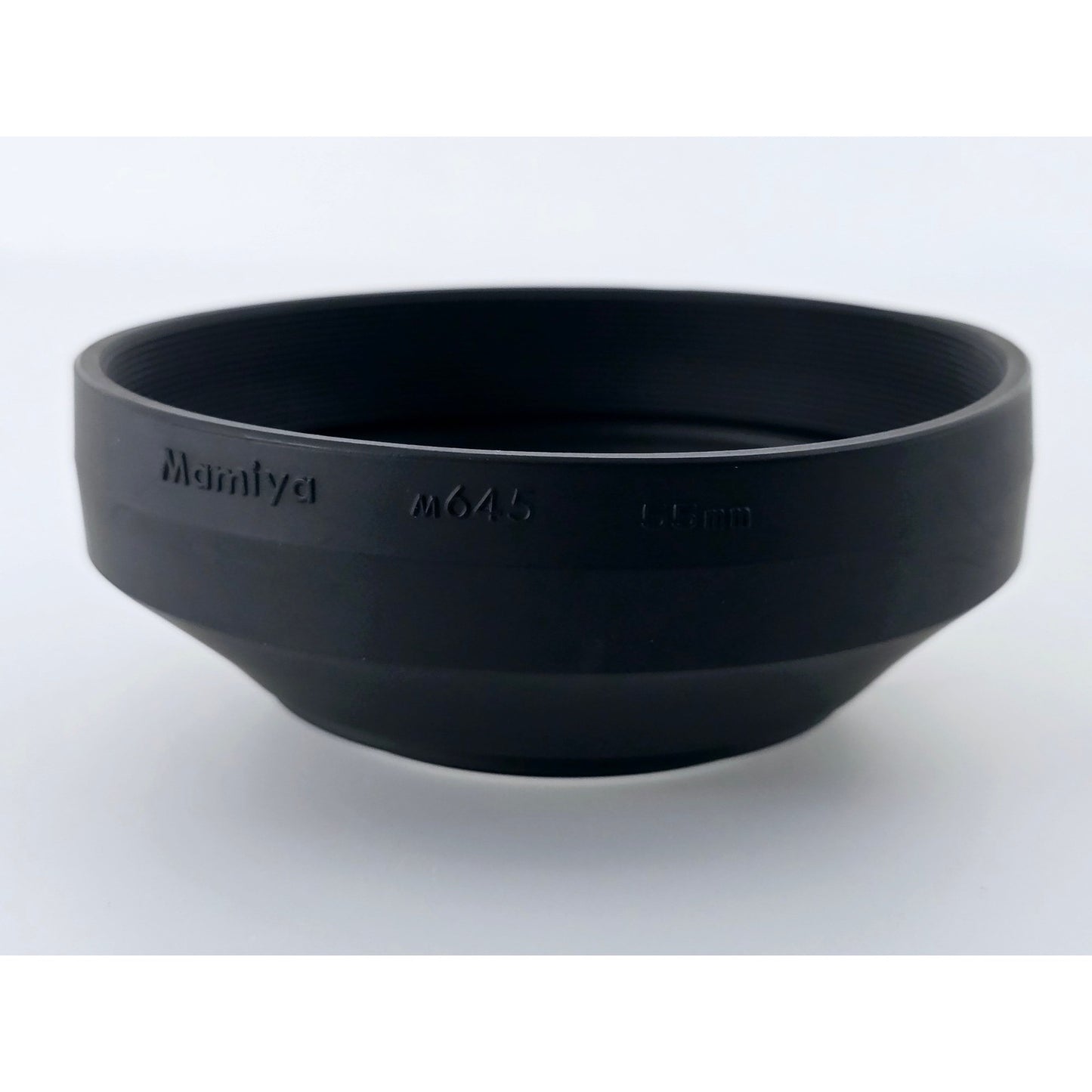 [Pre-owned] Mamiya M645 55mm Rubber Lens Hood Genuine for Sekor C — MINT — Japan #4782