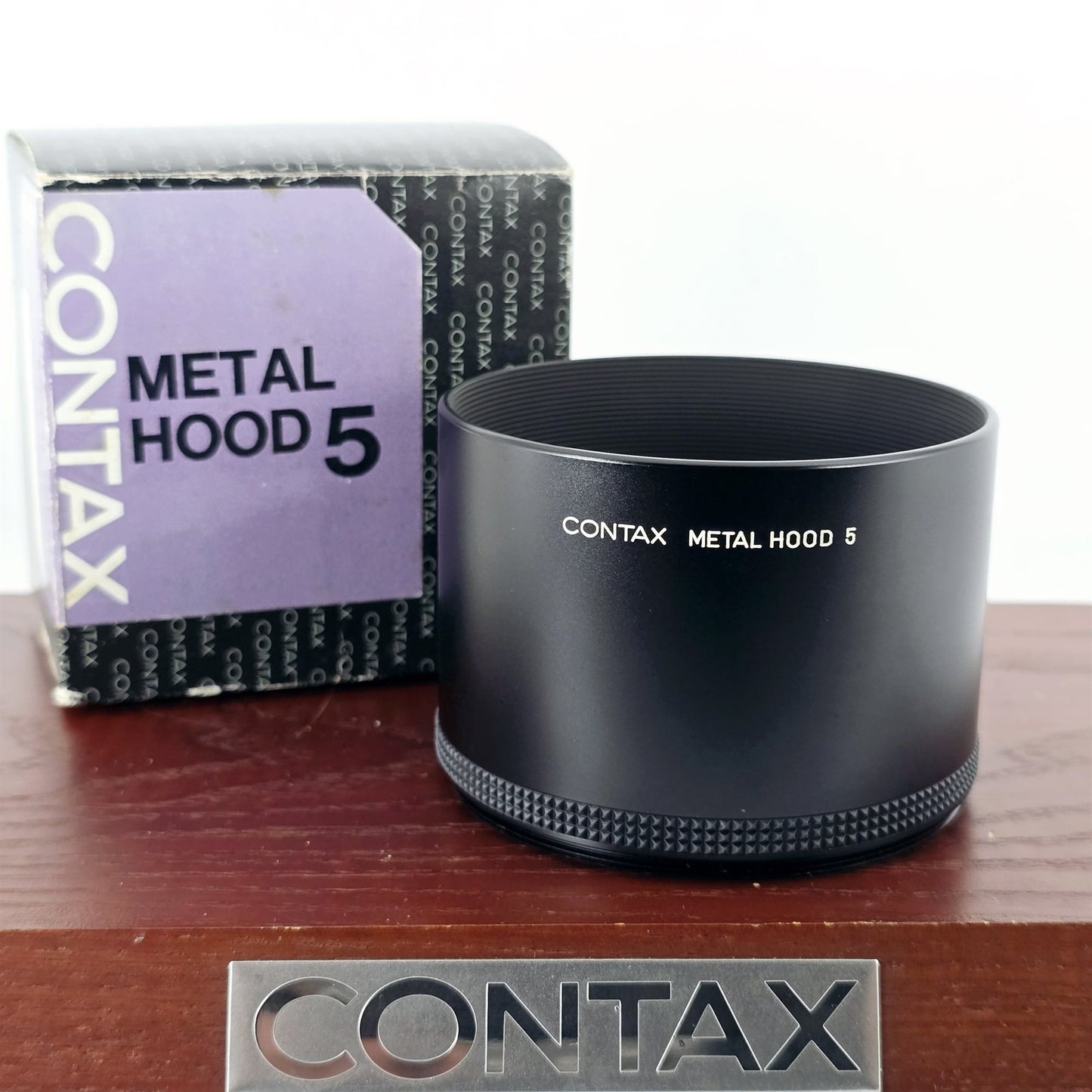 [Pre-owned] Contax Metal Hood 5 Lens Hood for Sonnar Series — Unused — Japan #5261