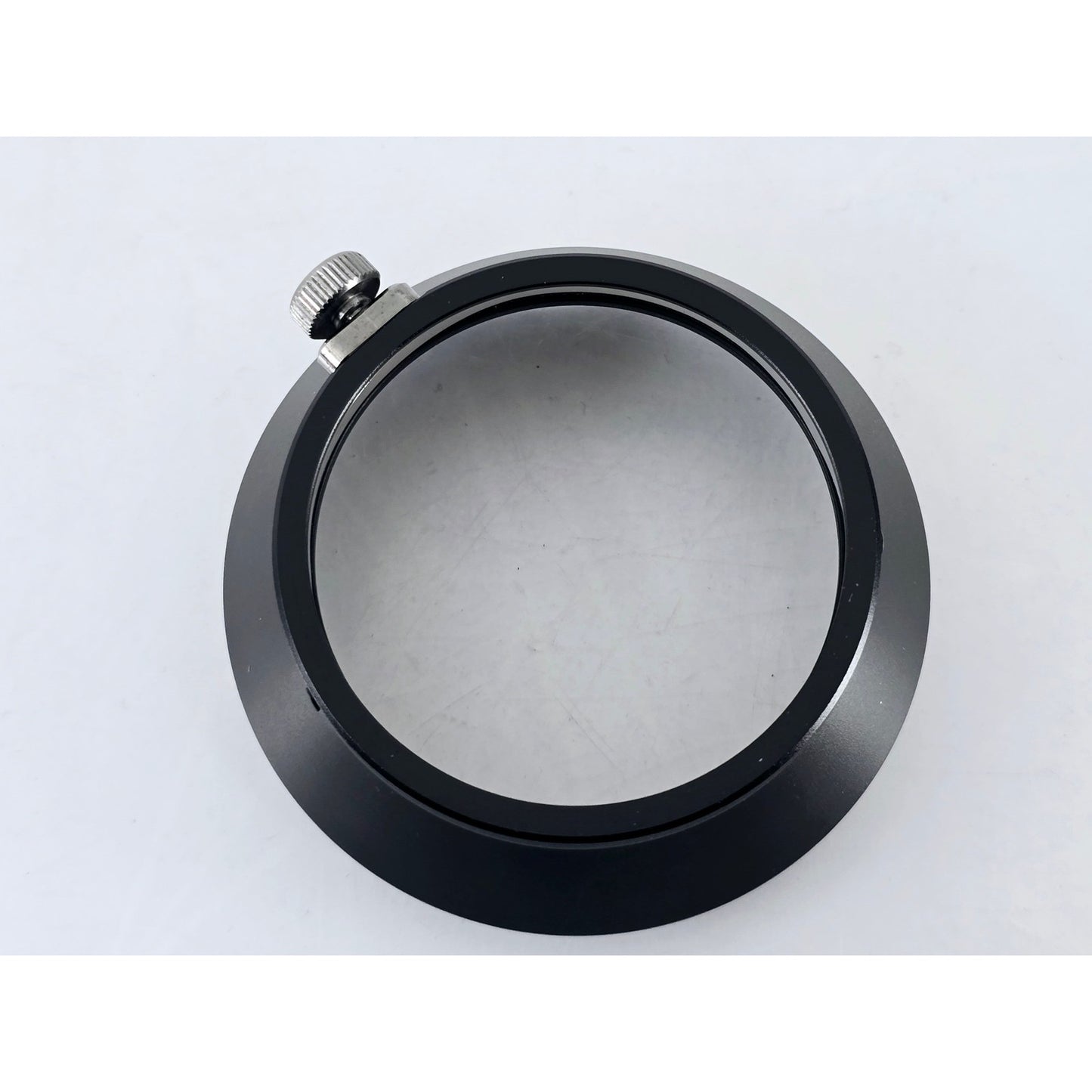[Pre-owned] Olympus Pen LH-48B Black Metal Lens Hood for 17mm F1.8 — Top MINT — Japan #4087