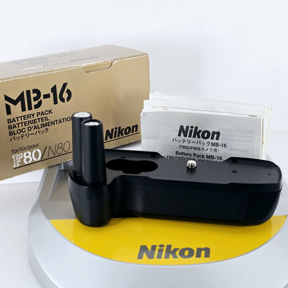 [Pre-owned] Nikon MB-16 Battery Pack Grip for F80 N80 — Top Mint — Japan #5431