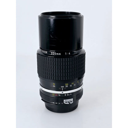 [Pre-owned] Nikon Ai Nikkor 200mm F4 MF Telephoto Lens — Near MINT — Japan #3199