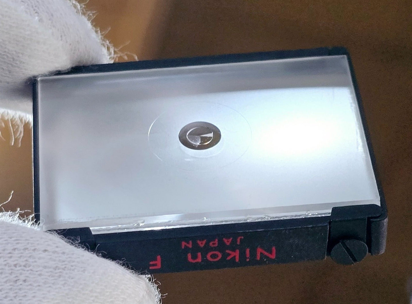 [Pre-owned] Nikon Type K Focusing Screen for F F2 SLR Camera — Near Mint — Japan #5048