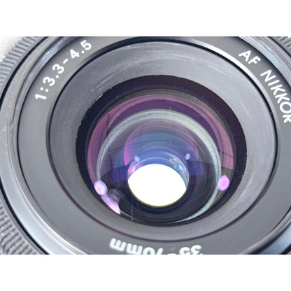 [Pre-owned] Nikon F-801s 35mm Film Camera with AF 35-70mm F3.3-4.5 Lens — Near MINT — Japan #5177