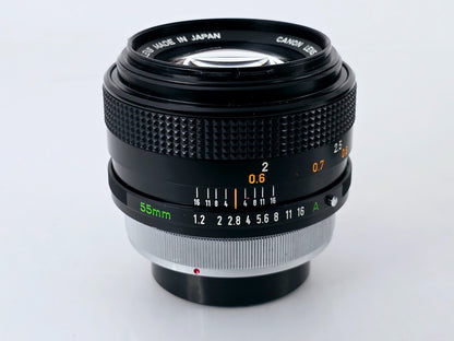 🌸[Near MINT] Canon FD 55mm F1.2 s.s.c. ssc MF Standard Lens From Japan