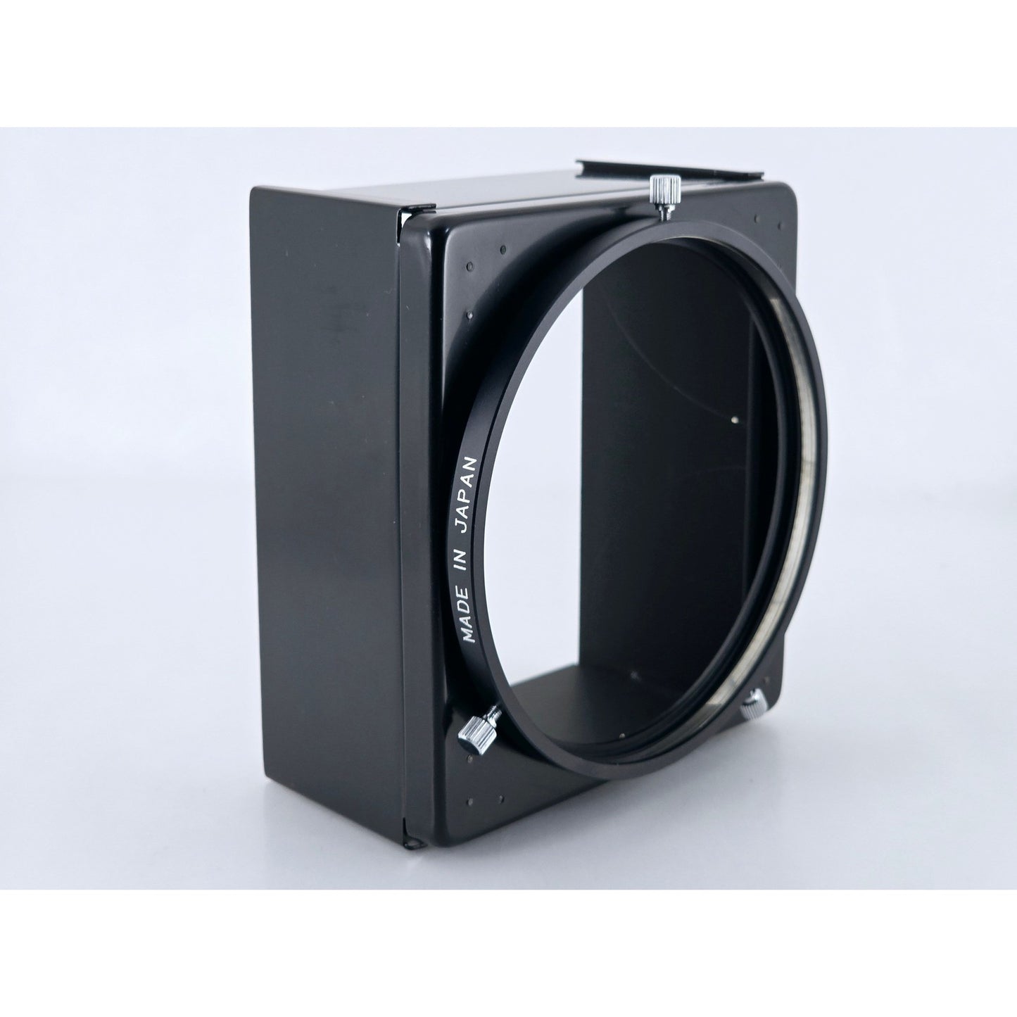 [Pre-owned] Mamiya Square Hood for Press Sekor 250mm F5 Lens — Near MINT+++ — Japan #3598