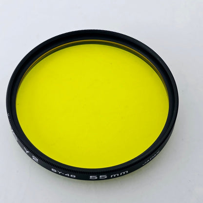 [Pre-owned] Kenko MC Y2 SY-48 / PL 55mm Lens Filter — Near MINT — Japan #4285