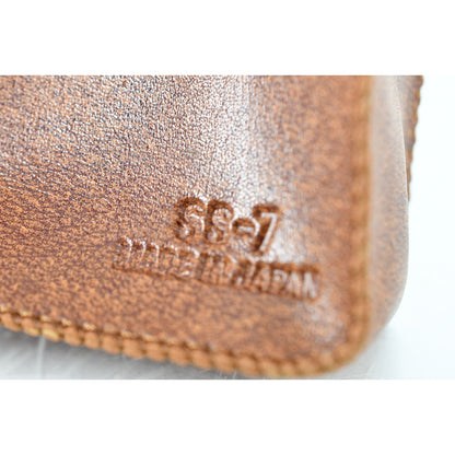 [Pre-owned] Nikon SS-7 Soft Brown Leather Flash Case for SB-7 SB-8 SB-9 SB-10 — MINT — Japan #2398
