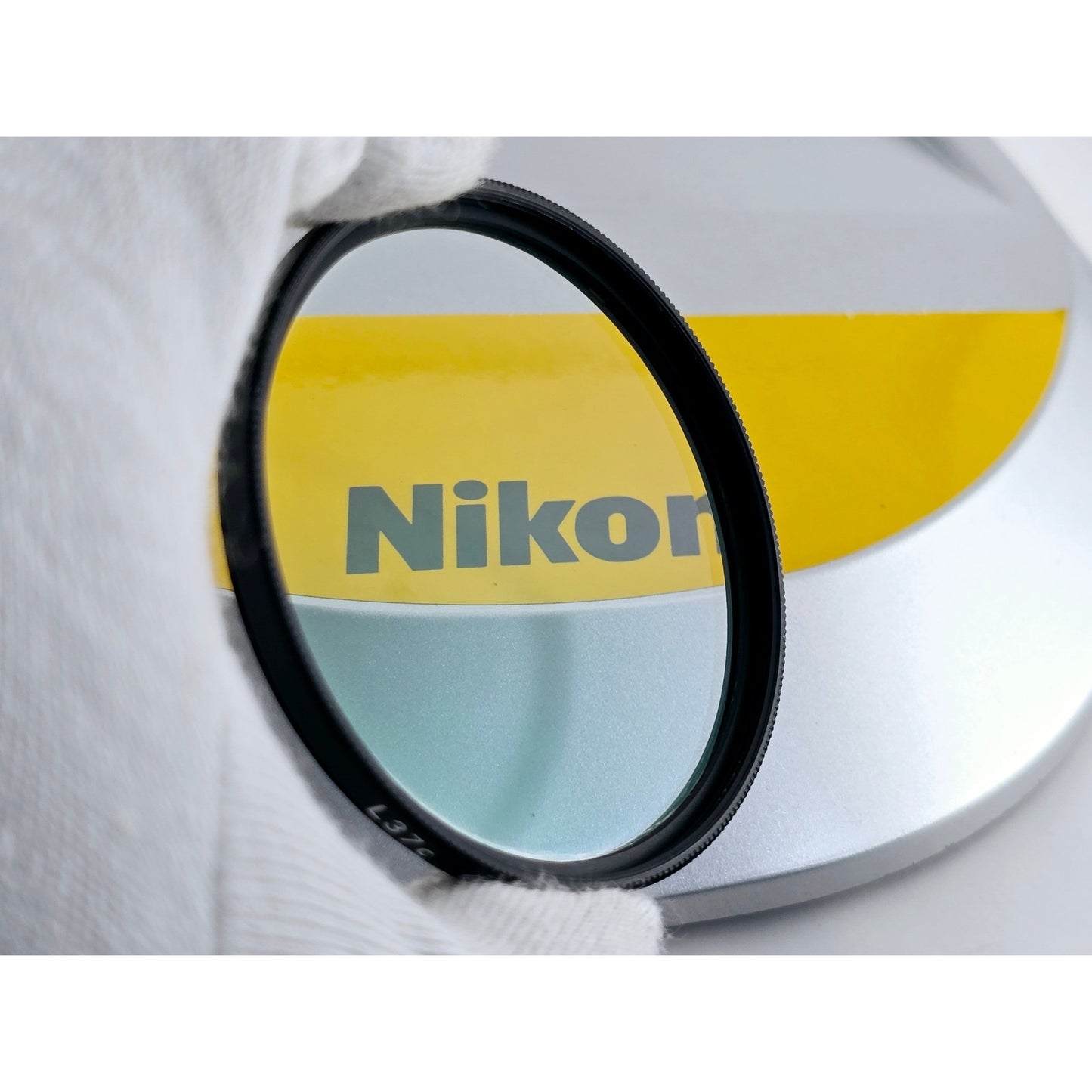 [Pre-owned] Nikon L37c 62mm UV Lens Filter (Set of 2) — Near MINT — Japan #4138