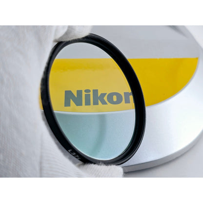 [Pre-owned] Nikon L37c 62mm UV Lens Filter (Set of 2) — Near MINT — Japan #4138